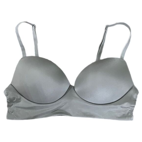 Victoria’s Secret DEMI padded no wire bralette bra Xsmall gray - Picture 4 of 4